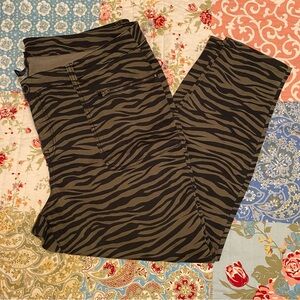 Lane Bryant Animal Stripe Jegging Pant